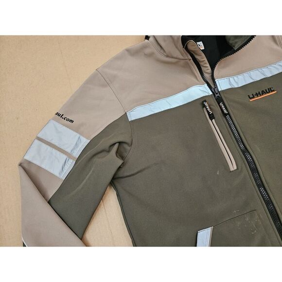 U-Haul Men’s Employee Jacket - Size 2XL - Reflective Zip-Up - Green - Picture 9 of 16